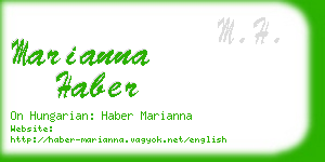 marianna haber business card